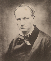 Photograph of Baudelaire (ca. 1863) by Étienne Carjat.