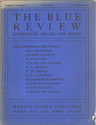 cover page of The Blue Review